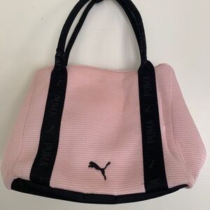 PUMA Pink Mesh Tote Bag 🩷🖤